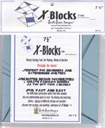 X-Blocks, 7,5 inches.